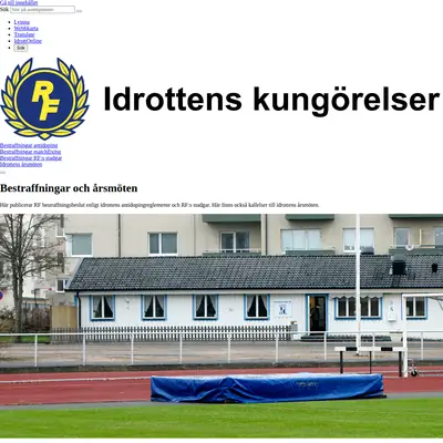 www.idrottenskungorelser.se startsida 2026