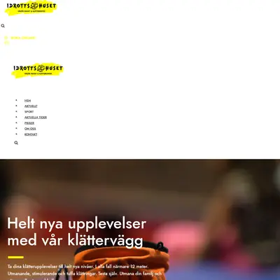 IdrottsRhUSet startsida 2024