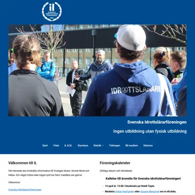 IDROTTSLÄRAREN startsida 2024