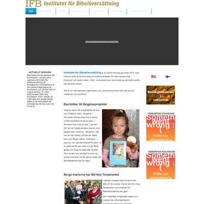 IFB Nyheter startsida 2015