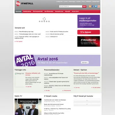 www.ifmetall.se startsida 2016