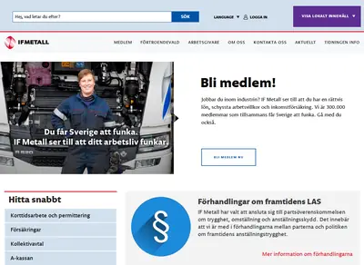 www.ifmetall.se startsida 2022