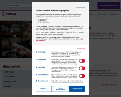 www.ifmetall.se startsida 2023