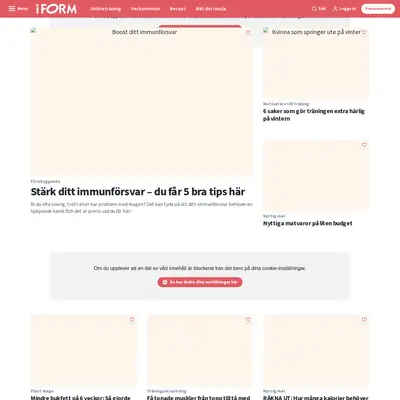 Aktiv Träning startsida 2024