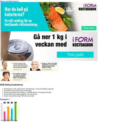 iformkostdagbok.se startsida 2017