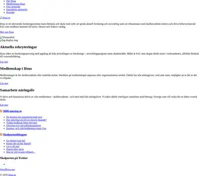ifous.se startsida 2012