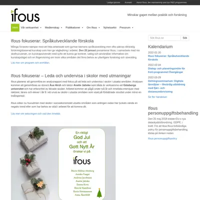 ifous.se startsida 2022