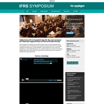 www.ifrssymposium.se startsida 2014