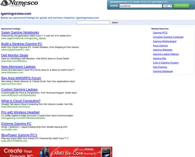 igamingreview.com startsida 2011