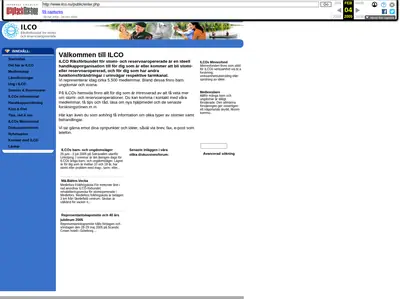 ILCO Magasinet startsida 2005