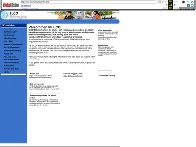 ILCO Magasinet startsida 2006