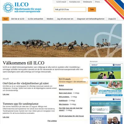ILCO Magasinet startsida 2010