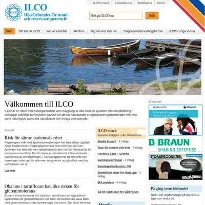 ILCO Magasinet startsida 2013