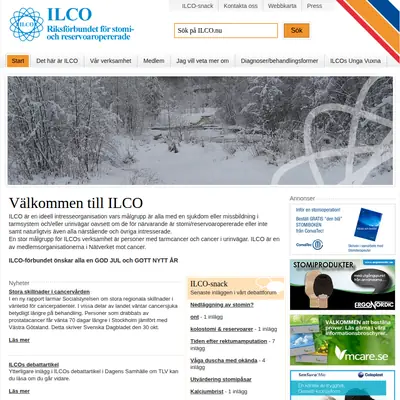 ILCO Magasinet startsida 2014