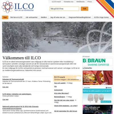 ILCO Magasinet startsida 2015