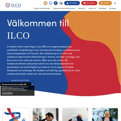 ILCO Magasinet startsida 2023