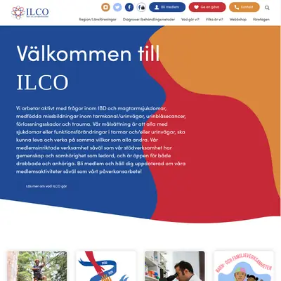 ILCO Magasinet startsida 2024