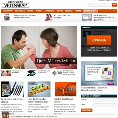 www.illvet.se startsida 2013