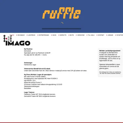Imago startsida 2015