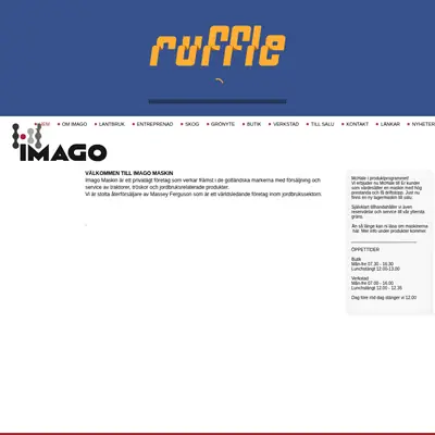 Imago startsida 2016