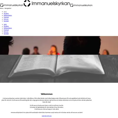 Immanuelskyrkan Malmö startsida 2017