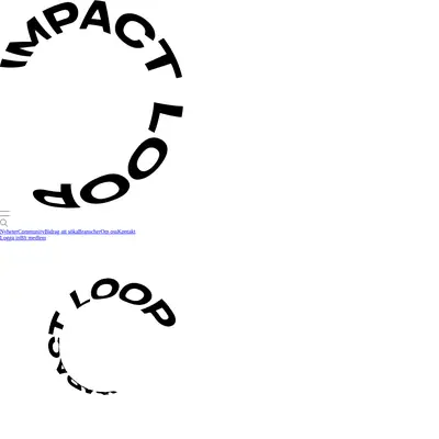 www.impactloop.se startsida 2024