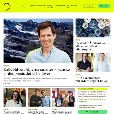 www.impactloop.se startsida 2025