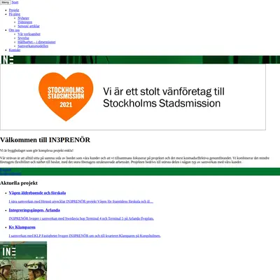 IN3PRENÖR startsida 2022