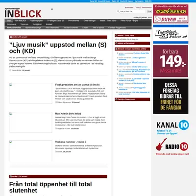 Inblick startsida 2014
