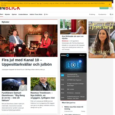Inblick startsida 2026