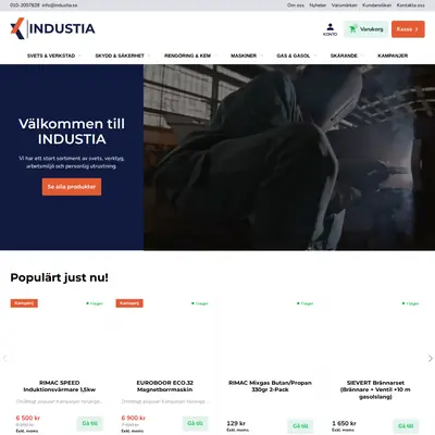 INDUSTRIA startsida 2024