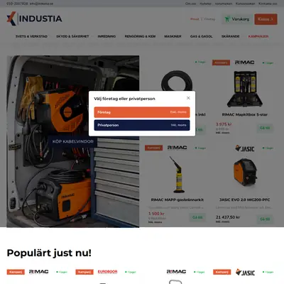 INDUSTRIA startsida 2026
