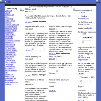 infocentrum.se startsida 2008