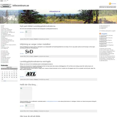 infocentrum.se startsida 2011
