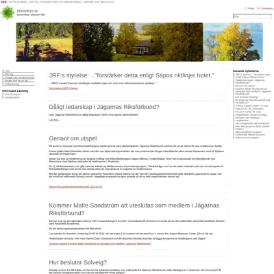 infocentrum.se startsida 2012