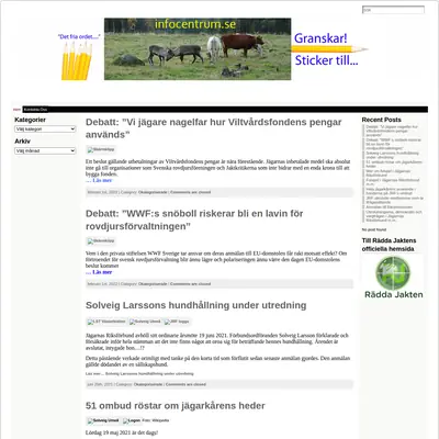 infocentrum.se startsida 2022