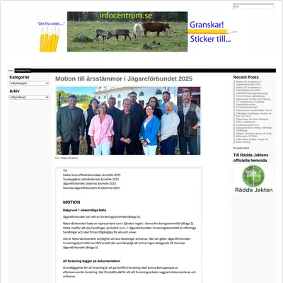 infocentrum.se startsida 2025