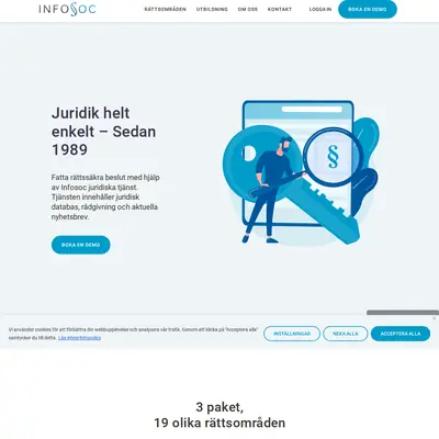 www.infosoc.se startsida 2024