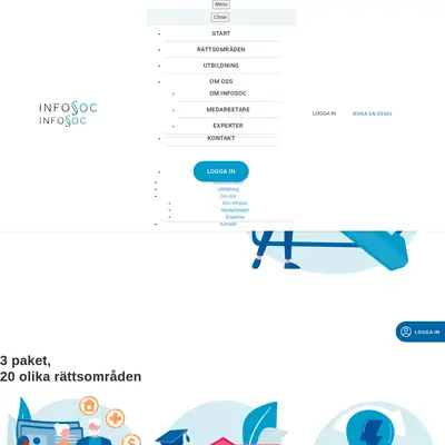 www.infosoc.se startsida 2025