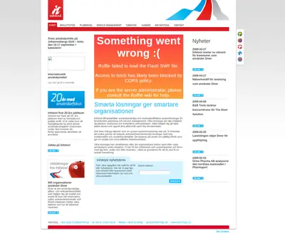 Infotool Nytt startsida 2009