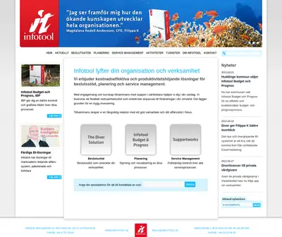 Infotool Nytt startsida 2012