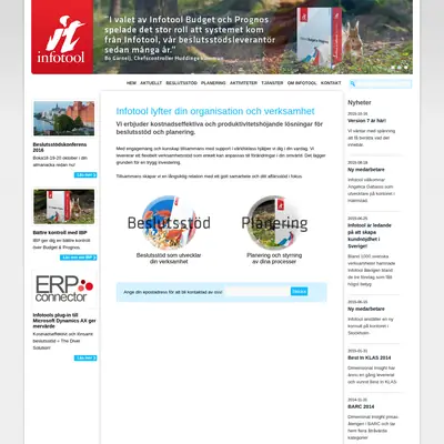 Infotool Nytt startsida 2015