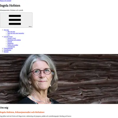 www.ingelahofsten.se startsida 2025