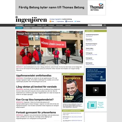 Ingenjören startsida 2015