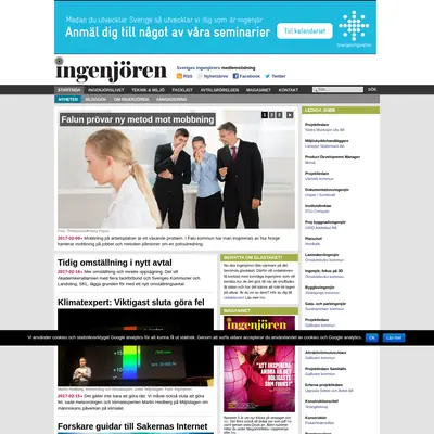 Ingenjören startsida 2017
