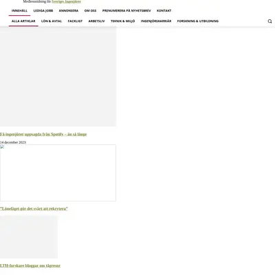 Ingenjören startsida 2024