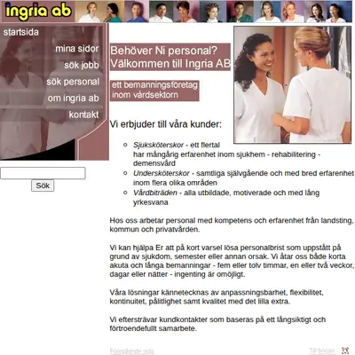 Ingria startsida 2005
