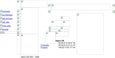 Ingria startsida 2009