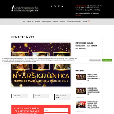 www.ingridochmaria.se startsida 2024