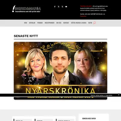 www.ingridochmaria.se startsida 2026